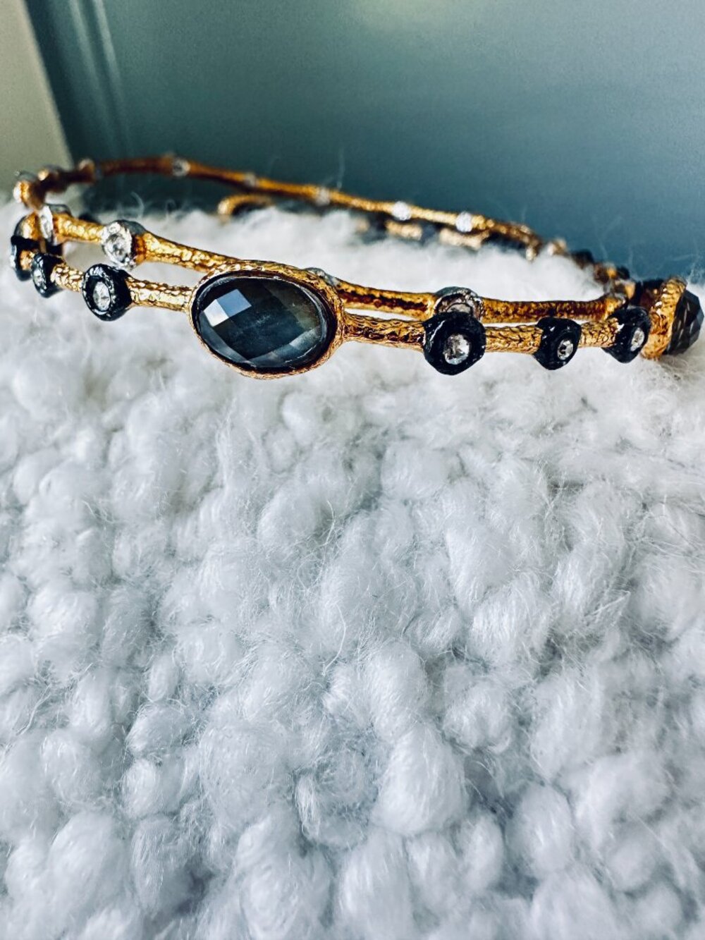 Alexis Bittar Stacking Bangle Bracelets - Picture 3 of 13
